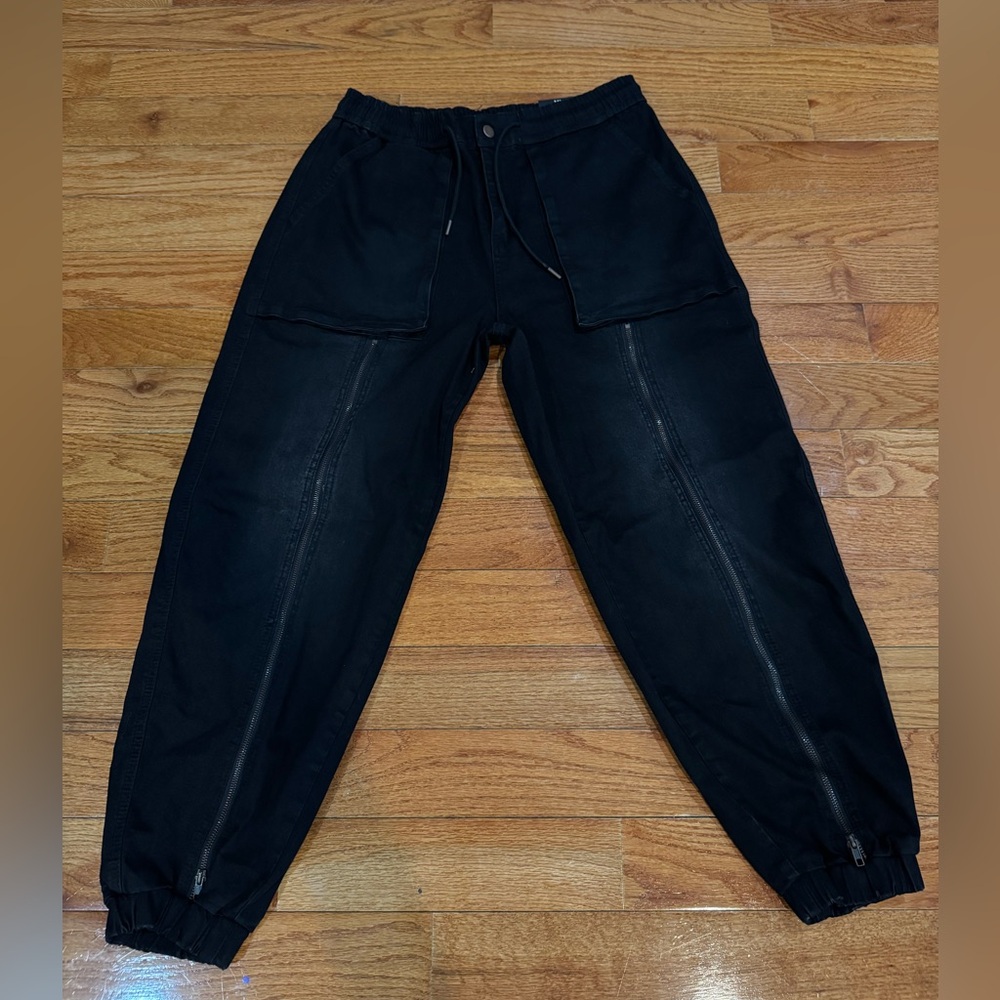 DENIM CARGO JOGGERS XL